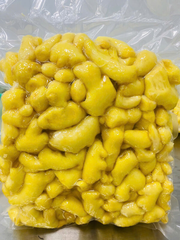 Frozen Peeled Ginger Export