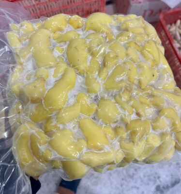 Frozen Peeled Ginger Export