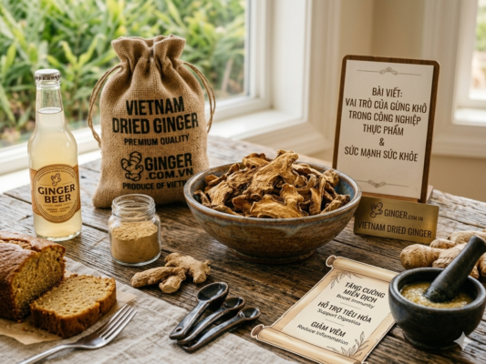 dried ginger in food industry